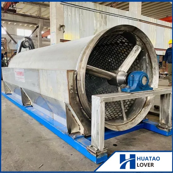 Customized Automatic Cleaning Fish Farming Water Rotary Drum Air Filter
